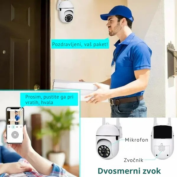 DIGICAM kamera z mikrofonom, zvočnikom in dvosmernim zvokom