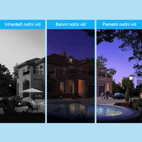 DIGICAM kamera z infrardečim, barvnim in pametnim nočnim vidom