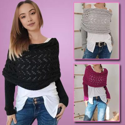 Pletenina z rokavi | KNITKA