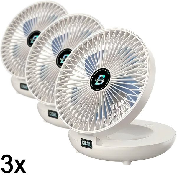 3x Prenosni mini ventilator | AIRCOLIO