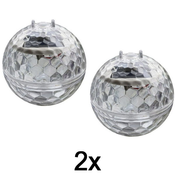 2x Solarna disko krogla DISCOGLO – Elegantna in zabavna osvetlitev za vsak prostor! | DISCOGLO