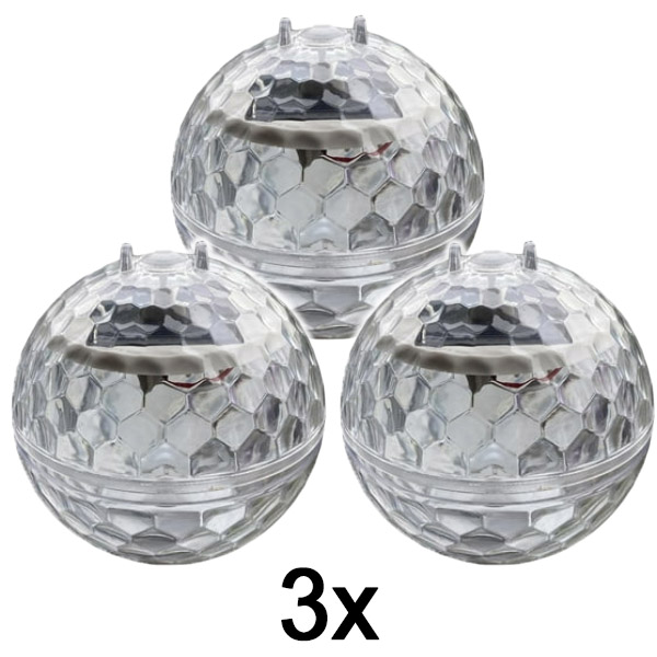 3x Solarna disko krogla DISCOGLO – Elegantna in zabavna osvetlitev za vsak prostor! | DISCOGLO