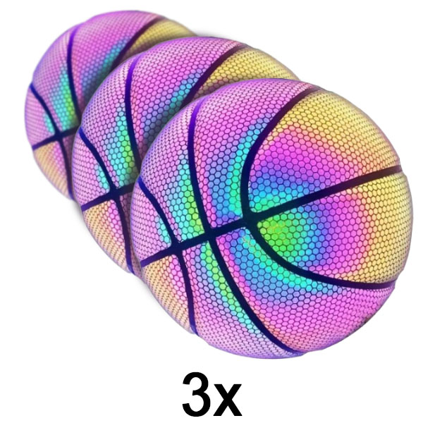 3x Svetleča košarkarska žoga | FLASHBALL