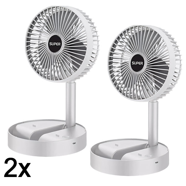 2x Namizni električni USB ventilator | FOLDICOOL