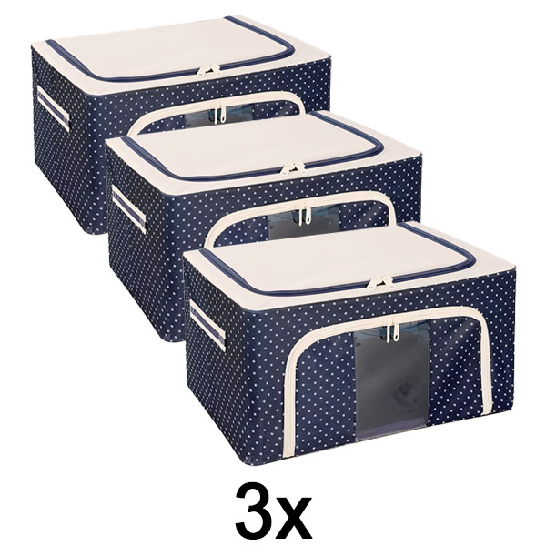 3x Škatla za shranjevanje oblačil | STACKBOX