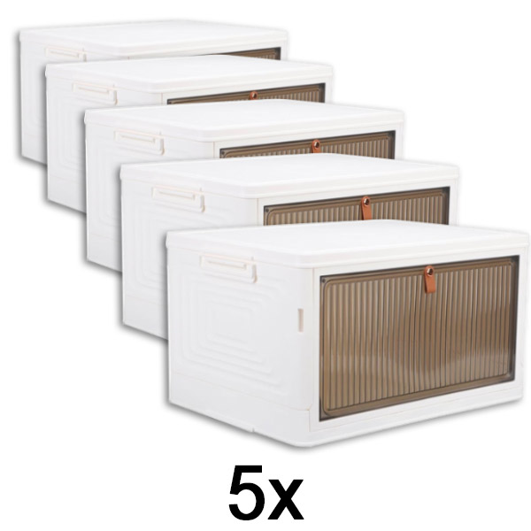 5x Škatla za shranjevanje s pokrovom | ORGABOX