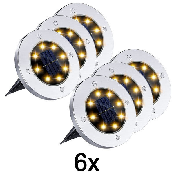 2x Solarne talne luči za zunanjo uporabo (3 kosi)  | LUMIGARD