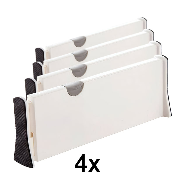 4x Nastavljiva pregrada za predale ali police | DIVISERINO