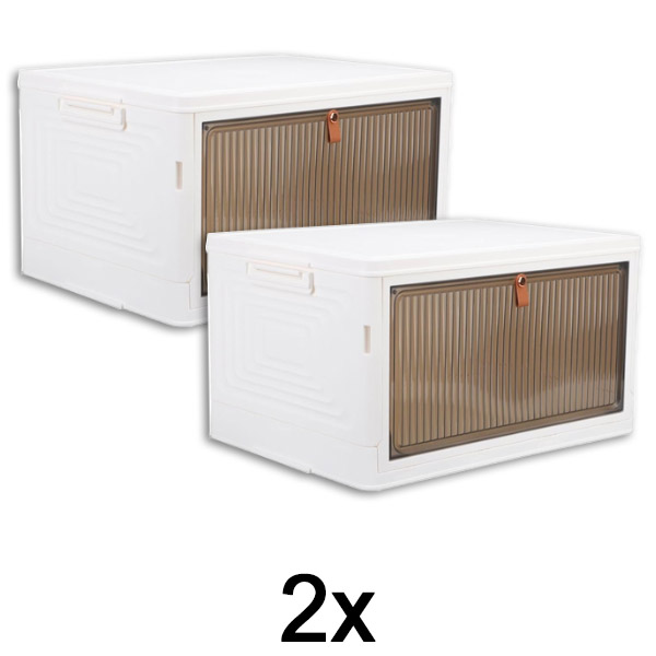 2x Škatla za shranjevanje s pokrovom | ORGABOX