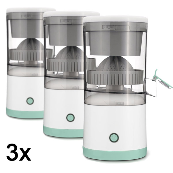 3x Električni ožemalnik sadja – 400 ml, 45W, USB polnilni | VITAPRESS