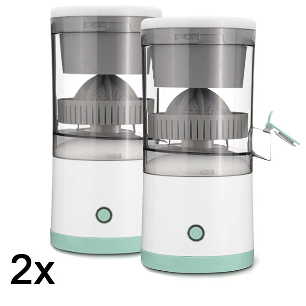 2x Električni ožemalnik sadja – 400 ml, 45W, USB polnilni | VITAPRESS